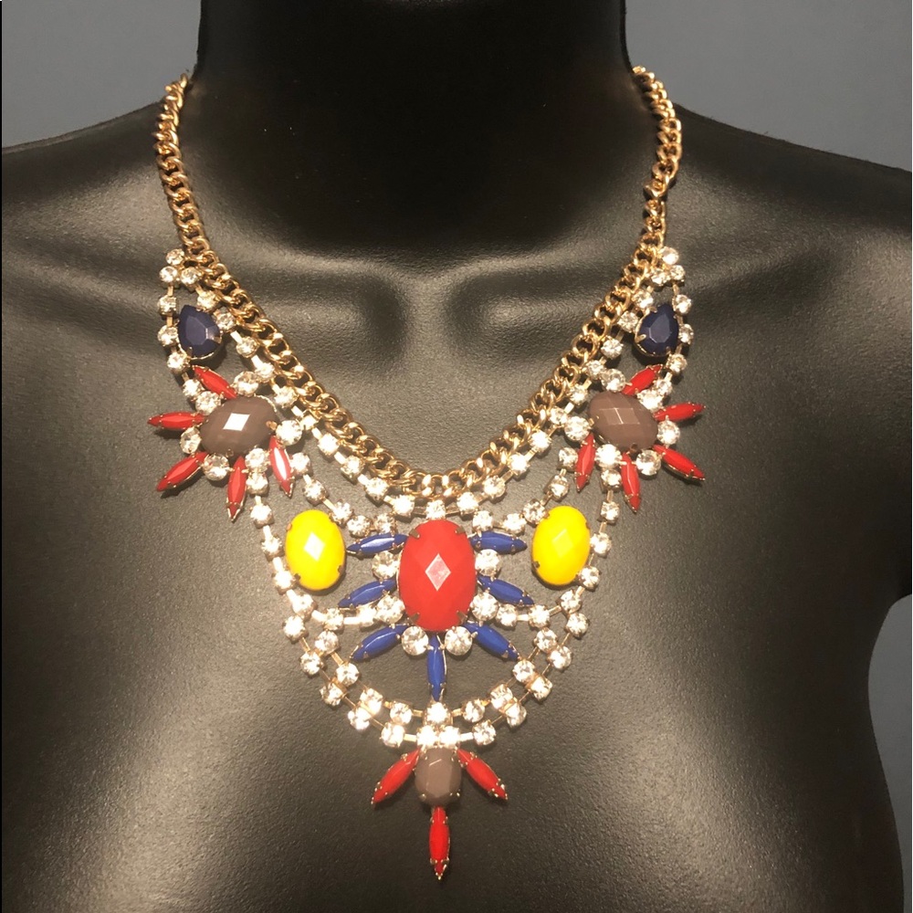 Colorful beaded necklace